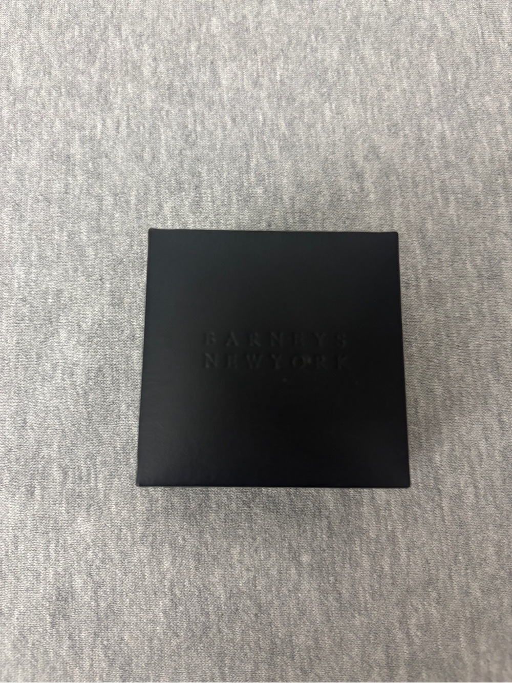Authentic Barneys New York Empty Ring Jewelry Box Black Luxury Presentation Case
